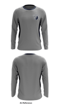 Western Branch High School Golf 12328360 Long Sleeve Performance Shirt - 1