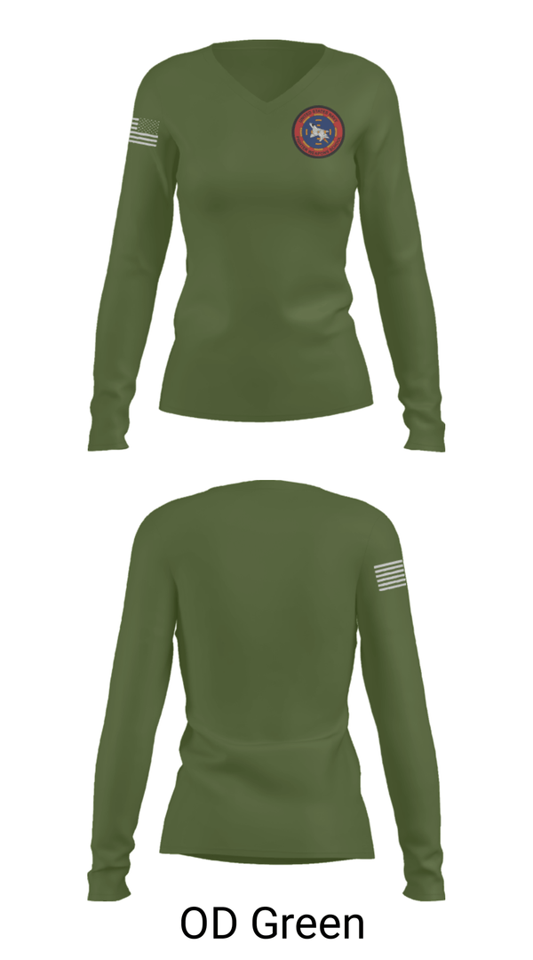 Women's Long Sleeve Vneck Shirt, , Navy, Teamtime, Team time, sublimation, custom sports apparel, team uniforms, spirit wear, spiritwear, sports uniforms, custom shirts, team store, custom team store, fundraiser sports, apparel fundraiser
