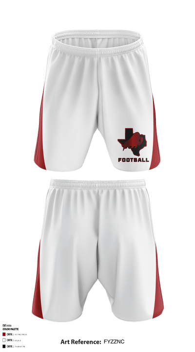 Stanton Jr. Buffaloes Youth Football & Cheer 12874813 Athletic Shorts With Pockets - 1