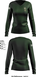 Delta Battery 1-62 ADA BN 73201618 Women's Long Sleeve V-neck Shirt - 1