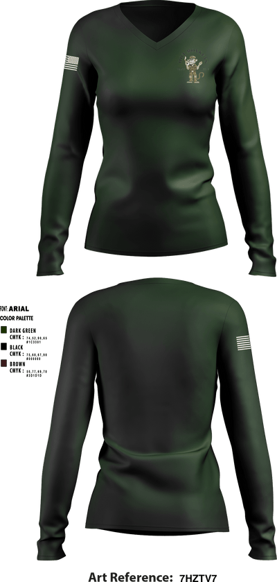 Delta Battery 1-62 ADA BN 73201618 Women's Long Sleeve V-neck Shirt - 1