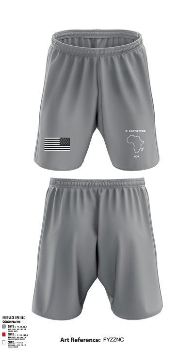 2-130th TTCS 72219960 Athletic Shorts With Pockets - 5