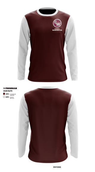 Long Sleeve Performance Shirt, Canal Winchester High School, Spirit Store, Teamtime, Team time, sublimation, custom sports apparel, team uniforms, spirit wear, spiritwear, sports uniforms, custom shirts, team store, custom team store, fundraiser sports, apparel fundraiser