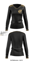 Westfield Gymnastics 24528085 Women's Long Sleeve V-neck Shirt - 1