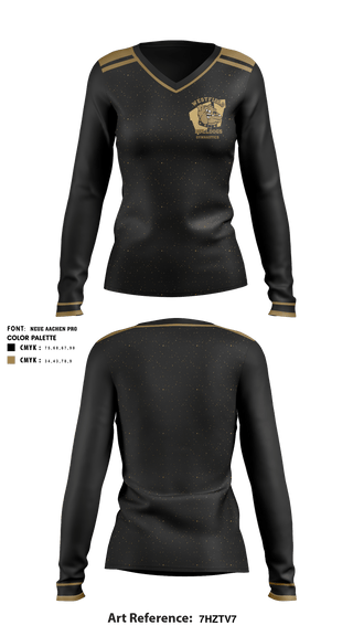 Women's Long Sleeve Vneck Shirt, Westfield Gymnastics, School Spirit Store, Teamtime, Team time, sublimation, custom sports apparel, team uniforms, spirit wear, spiritwear, sports uniforms, custom shirts, team store, custom team store, fundraiser sports, apparel fundraiser