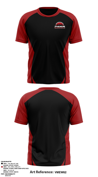Phenom Basketball 73249829 Short Sleeve Performance Shirt - 1