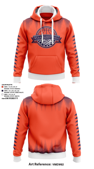 Hoodie, WCAA Basketball, Men's Basketball, Teamtime, Team time, sublimation, custom sports apparel, team uniforms, spirit wear, spiritwear, sports uniforms, custom shirts, team store, custom team store, fundraiser sports, apparel fundraiser