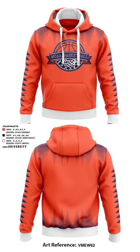 Hoodie, WCAA Basketball, Men's Basketball, Teamtime, Team time, sublimation, custom sports apparel, team uniforms, spirit wear, spiritwear, sports uniforms, custom shirts, team store, custom team store, fundraiser sports, apparel fundraiser