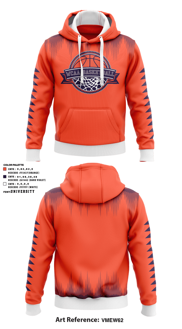 Hoodie, WCAA Basketball, Men's Basketball, Teamtime, Team time, sublimation, custom sports apparel, team uniforms, spirit wear, spiritwear, sports uniforms, custom shirts, team store, custom team store, fundraiser sports, apparel fundraiser