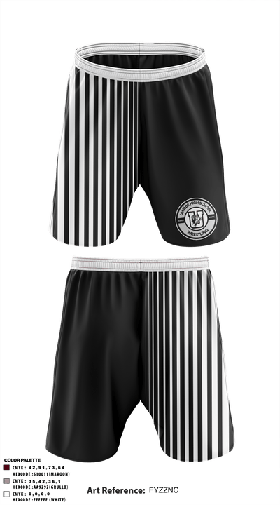 Uvalde High School Wrestling Team 20457756 Fight Shorts - 3