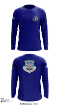 72nd support squadron 35073381 Long Sleeve Performance Shirt - 1