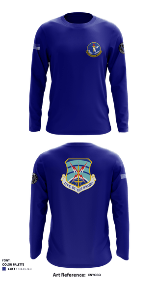 Long Sleeve Performance Shirt, , Air Force, Teamtime, Team time, sublimation, custom sports apparel, team uniforms, spirit wear, spiritwear, sports uniforms, custom shirts, team store, custom team store, fundraiser sports, apparel fundraiser