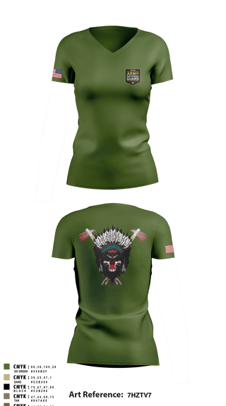 Women's Short Sleeve Vneck Shirt, , Army, Teamtime, Team time, sublimation, custom sports apparel, team uniforms, spirit wear, spiritwear, sports uniforms, custom shirts, team store, custom team store, fundraiser sports, apparel fundraiser