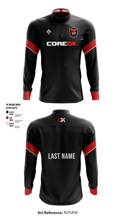 CORE Soccer Academy 59941273 Quarter Zip Jacket - 1