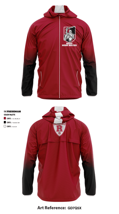 Regis High School Soccer 67289925 Windbreaker - 1
