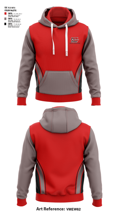Combs High School Badminton 72881813 Hoodie - 1
