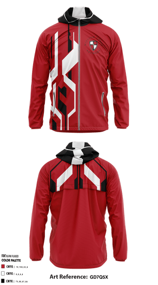 Windbreaker, William Carey University Archery, School Spirit Store, Teamtime, Team time, sublimation, custom sports apparel, team uniforms, spirit wear, spiritwear, sports uniforms, custom shirts, team store, custom team store, fundraiser sports, apparel fundraiser