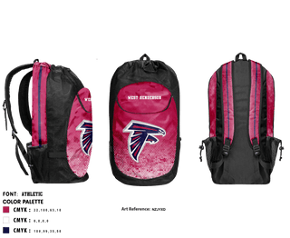 Gear Bag, West Henderson High School Cross Country, Cross Country, Teamtime, Team time, sublimation, custom sports apparel, team uniforms, spirit wear, spiritwear, sports uniforms, custom shirts, team store, custom team store, fundraiser sports, apparel fundraiser