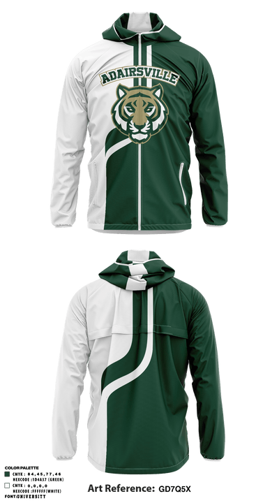 Adairsville High School Track 94734247 Windbreaker - 1
