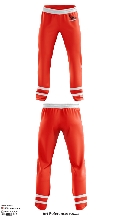 Redfield Senior High School Golf 57638149 Sweatpants - 1