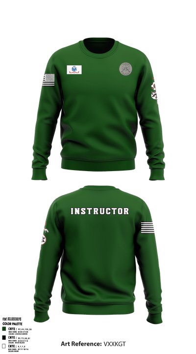 United States Army Sniper School 63269344 Crew Neck Sweatshirt - 1