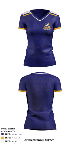 Women's Short Sleeve Vneck Shirt, Archbold High School Women's Volleyball, Women's Volleyball, Teamtime, Team time, sublimation, custom sports apparel, team uniforms, spirit wear, spiritwear, sports uniforms, custom shirts, team store, custom team store, fundraiser sports, apparel fundraiser