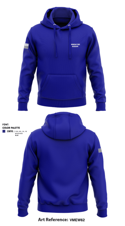 Darien fire/ rescue 72863582 Hoodie - 1