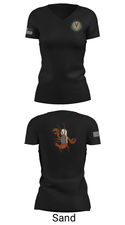 JTF MED 32 22428935 Women's Short Sleeve V-neck Shirt - 24
