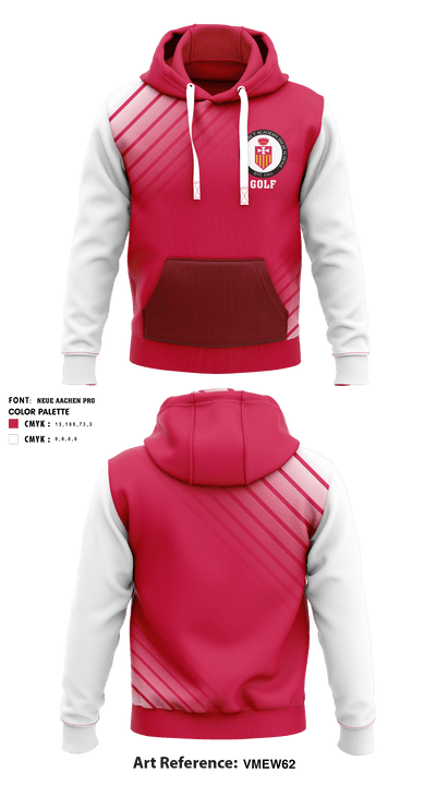 Gwynedd Mercy Academy High School Golf 68672760 Hoodie - 1