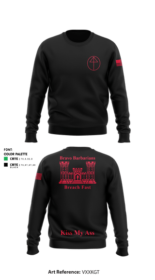 Crew Neck Sweatshirt, , National Guard, Teamtime, Team time, sublimation, custom sports apparel, team uniforms, spirit wear, spiritwear, sports uniforms, custom shirts, team store, custom team store, fundraiser sports, apparel fundraiser