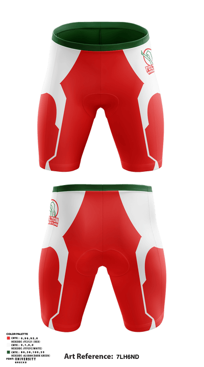 Fulton Raiders 3077271 Men's Compression Shorts - 1