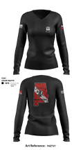 Cullman County Dive Team 44931710 Women's Long Sleeve V-neck Shirt - 2