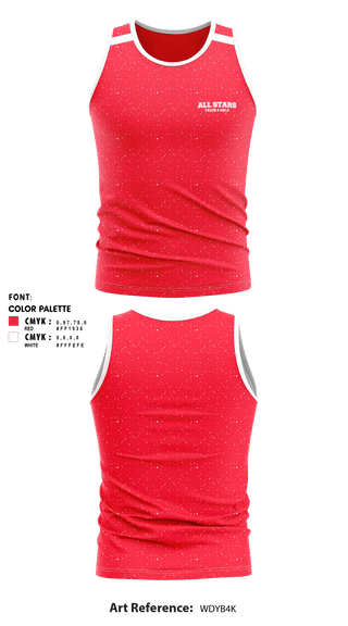 Tank Top, All Stars, Track & Field, Teamtime, Team time, sublimation, custom sports apparel, team uniforms, spirit wear, spiritwear, sports uniforms, custom shirts, team store, custom team store, fundraiser sports, apparel fundraiser