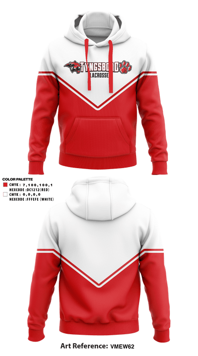 Tyngsboro Youth Lacrosse 56353565 Hoodie - 1
