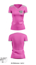Plymouth Gymnastics 52029102 Women's Short Sleeve V-neck Shirt - 3