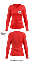 Fuego Volunteer Fire Company 45597069 Women's Long Sleeve V-neck Shirt - 1