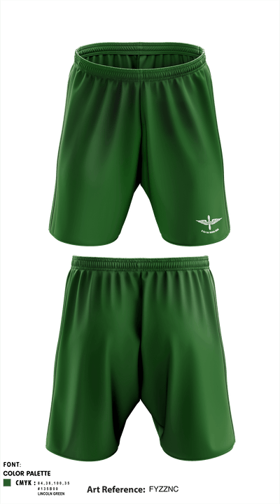 A Co 1st 169th AVN 4281212 Athletic Shorts With Pockets - 1