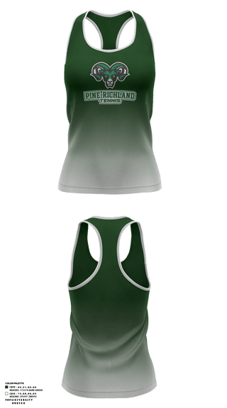 Tank Top, Pine-Richland High School Tennis, Tennis, Teamtime, Team time, sublimation, custom sports apparel, team uniforms, spirit wear, spiritwear, sports uniforms, custom shirts, team store, custom team store, fundraiser sports, apparel fundraiser