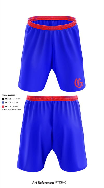 Grapevine Mustangs 91770240 Athletic Shorts With Pockets - 2