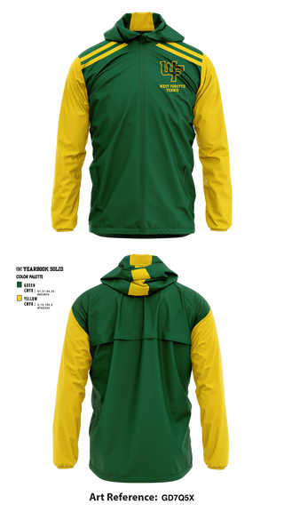 Windbreaker, West Forsyth High School Tennis, Tennis, Teamtime, Team time, sublimation, custom sports apparel, team uniforms, spirit wear, spiritwear, sports uniforms, custom shirts, team store, custom team store, fundraiser sports, apparel fundraiser