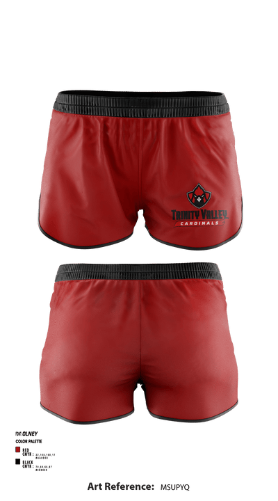 Trinity Valley Community College Softball 27537288 Women's Shorts - 1