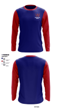 Woodstock High School Color Guard 14681793 Long Sleeve Performance Shirt - 1