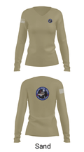 Violent crime squad 63022699 Women's Long Sleeve V-neck Shirt - 34