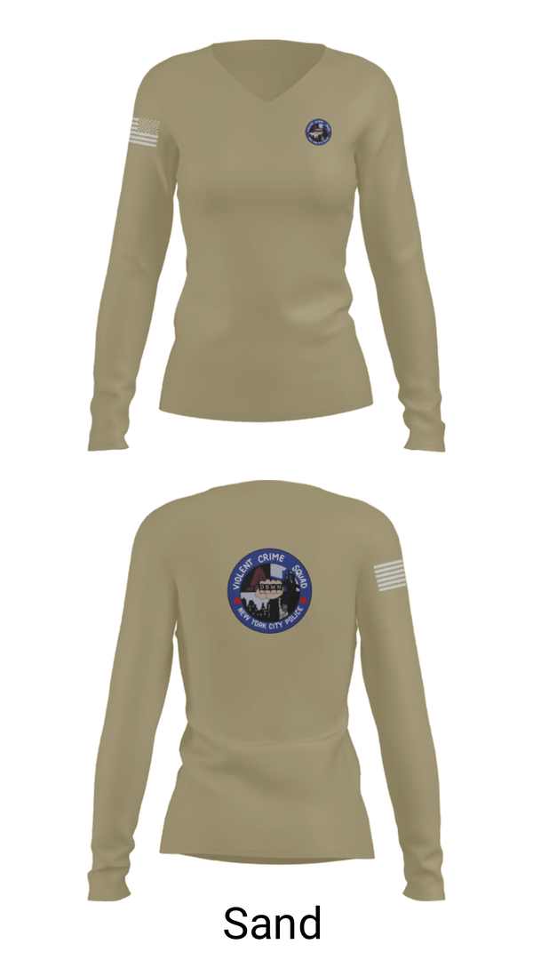 Women's Long Sleeve Vneck Shirt, , Police, Teamtime, Team time, sublimation, custom sports apparel, team uniforms, spirit wear, spiritwear, sports uniforms, custom shirts, team store, custom team store, fundraiser sports, apparel fundraiser