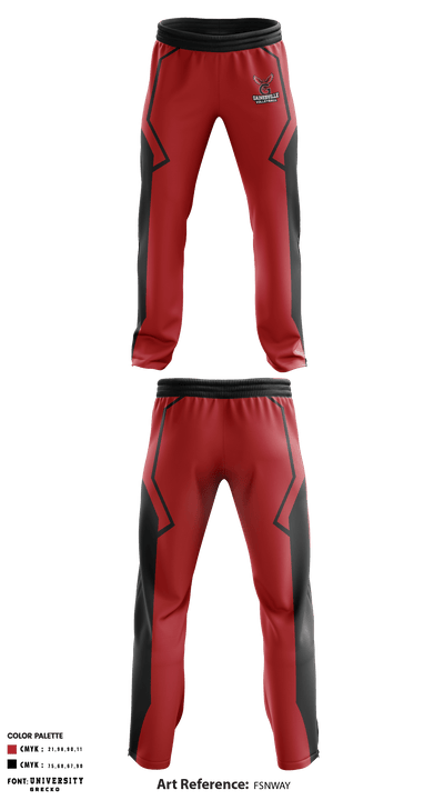Gainesville High School Volleyball 65706327 Sweatpants - 1
