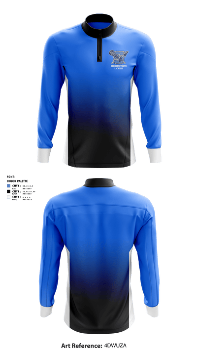 Seekonk Youth Lacrosse Association 36521970 Quarter Zip Jacket - 1