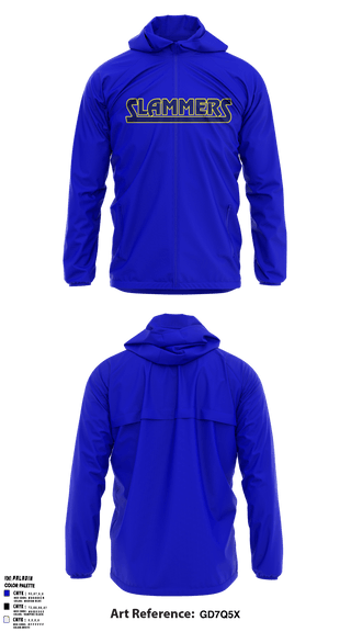 Windbreaker, Slammers FP, Softball, Teamtime, Team time, sublimation, custom sports apparel, team uniforms, spirit wear, spiritwear, sports uniforms, custom shirts, team store, custom team store, fundraiser sports, apparel fundraiser