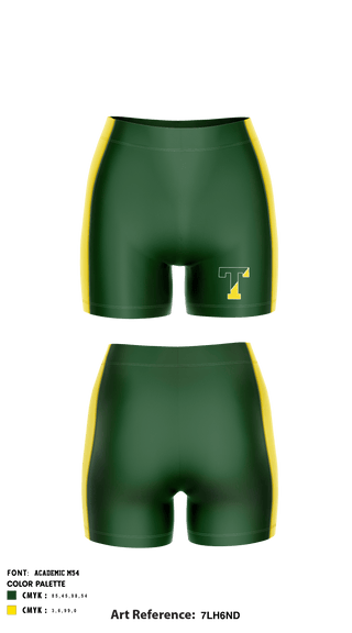 Women's Compression Shorts, Taconic High School Volleyball, Women's Volleyball, Teamtime, Team time, sublimation, custom sports apparel, team uniforms, spirit wear, spiritwear, sports uniforms, custom shirts, team store, custom team store, fundraiser sports, apparel fundraiser