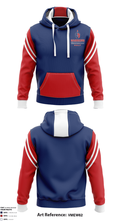 Cornerstone Christian School Golf 73481965 Hoodie - 1