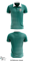 Manteca High School Tennis 28315814 Short Sleeve Performance Polo - 1